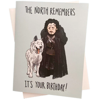 The North Remembers Birthday Card