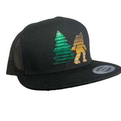 Bigfoot Serape Flat Brim Snapback