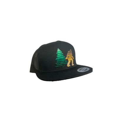 Bigfoot Serape Flat Brim Snapback