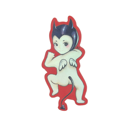 Wee Devil Babe Sticker