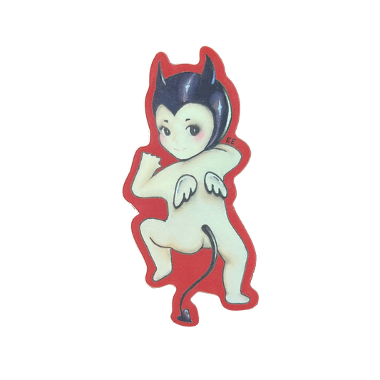 Wee Devil Babe Sticker