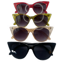 Winged Cat-Eye Sunglasses