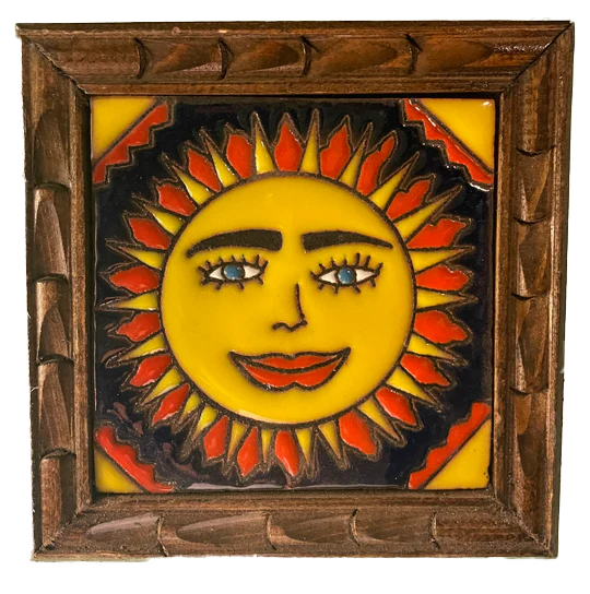 Sun Framed Tile
