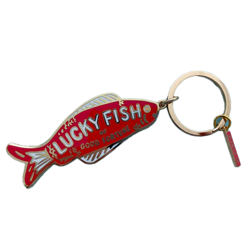 Good Fortune Fish Keychain