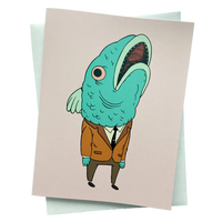 Fish Man Card