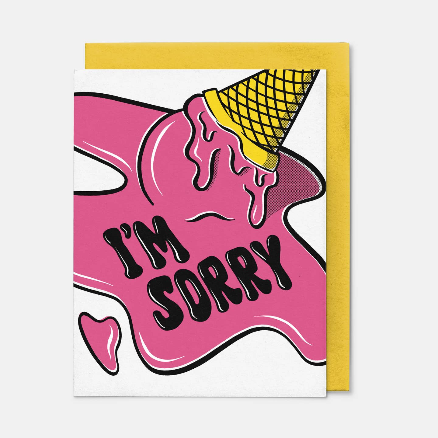 I'm Sorry Melted Ice Cream Apology Card