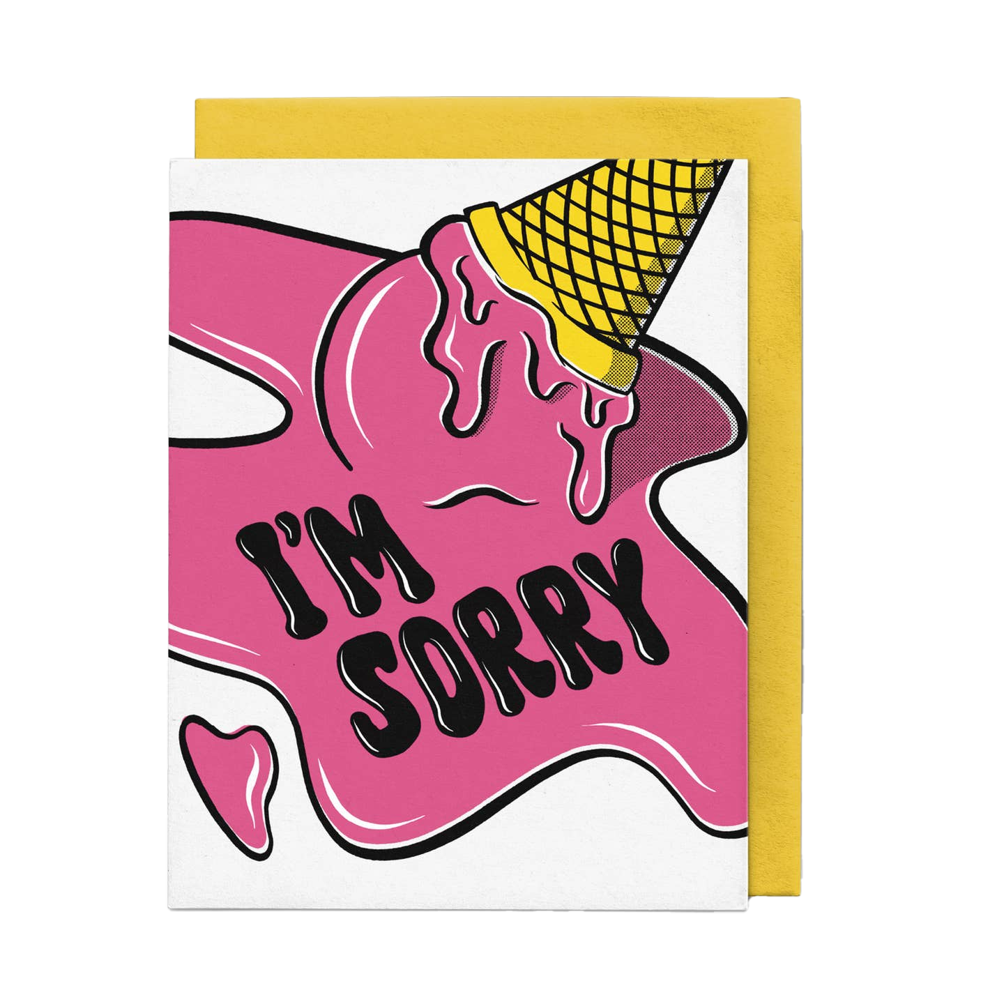 I'm Sorry Melted Ice Cream Apology Card