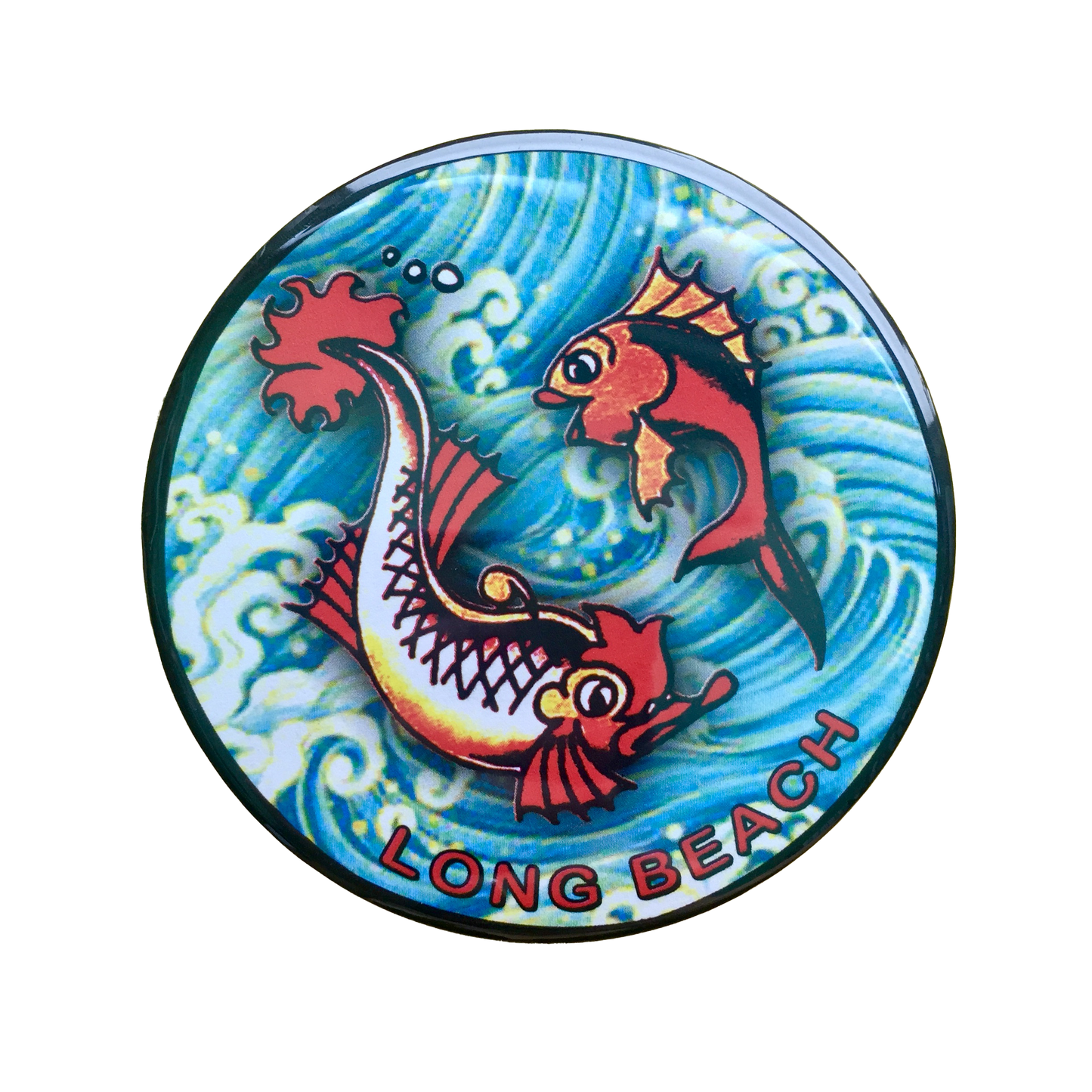 Long Beach Fish Pin