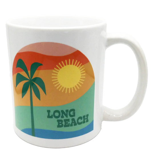 Tropical View Long Beach Mug
