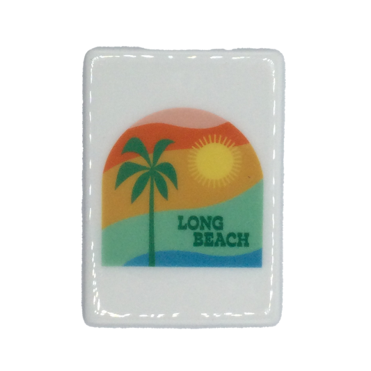 Tropical View Long Beach Magnet