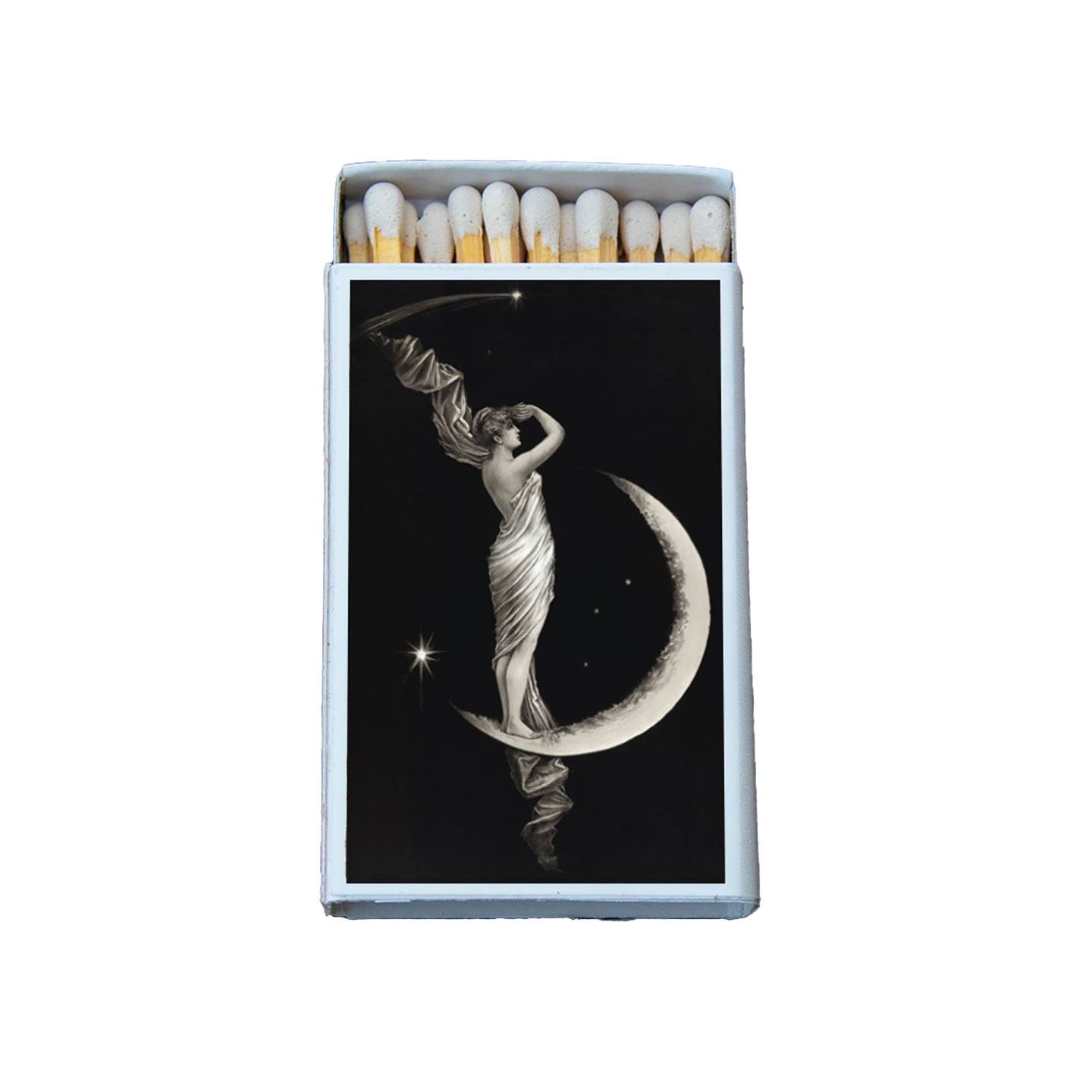 Woman On Crescent Moon Matches