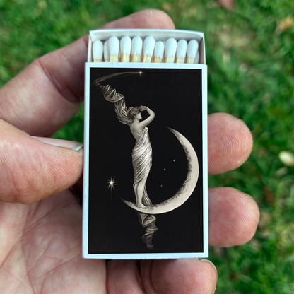 Woman On Crescent Moon Matches