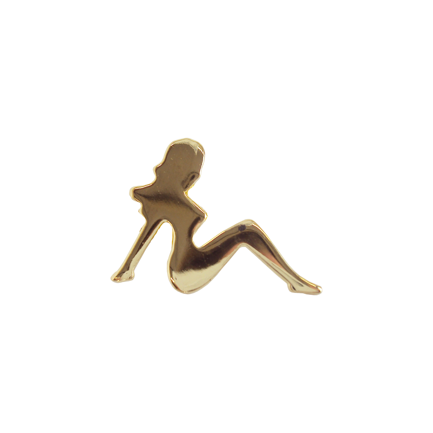Mudflap Girl Metal Pin