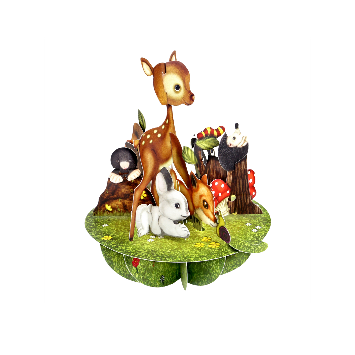 Pirouette Cute Baby Animals Card