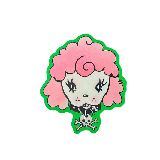 Punk Poodle Sticker