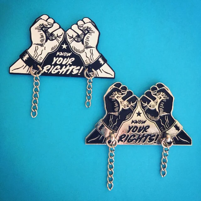 Know Your Rights Pin