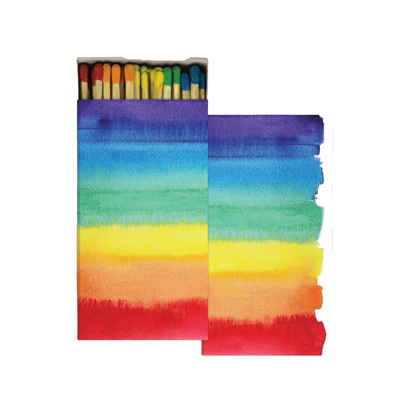 Watercolor Rainbow Matches