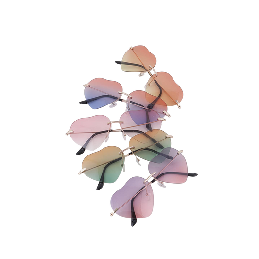 Gradient Heart Sunglasses