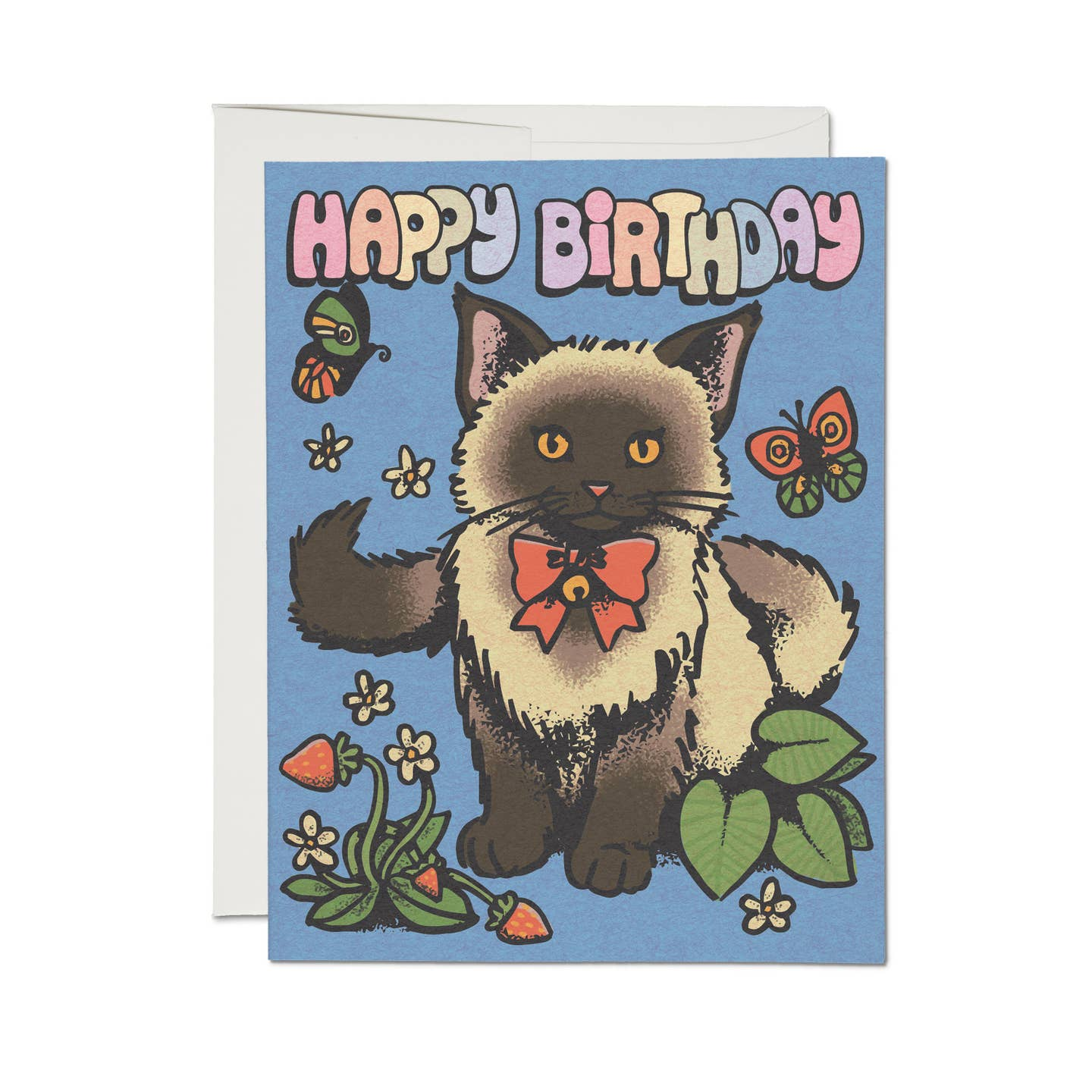 Siamese Birthday Greeting Card