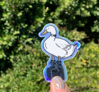 Leather Duck Sticker