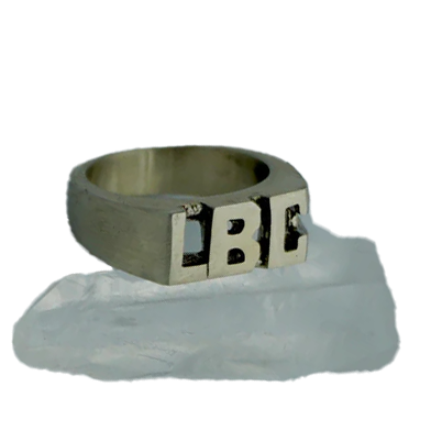 White Brass LBC Ring