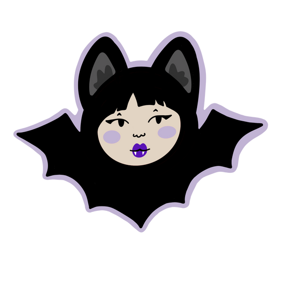 Bat Babe Sticker