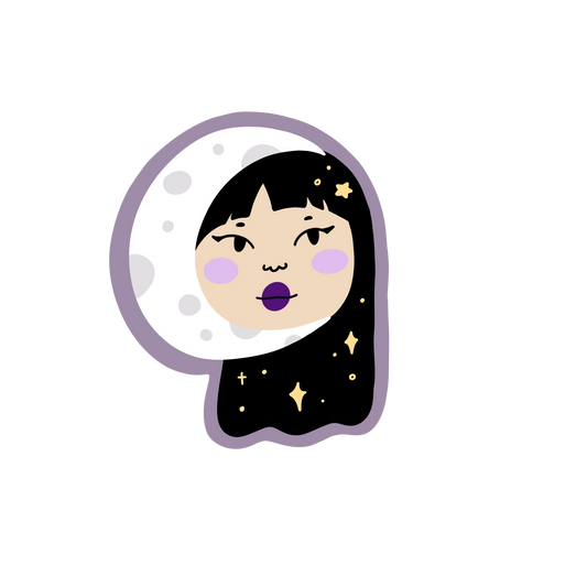 Moon Babe Sticker