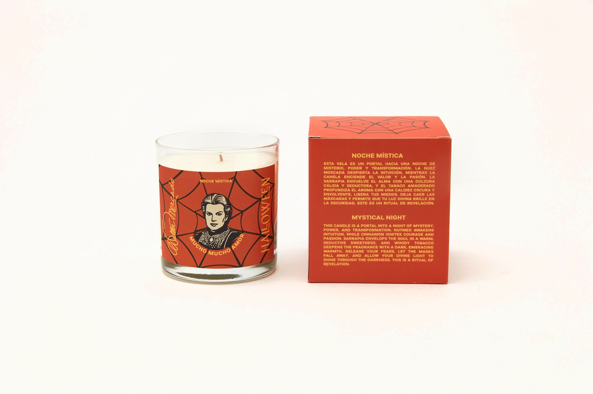Halloween Walter Mercado Candle