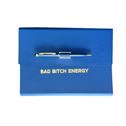 Bad Bitch Energy Vegan Leather Journal Folio