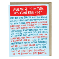 Wishes for your Birthday Card