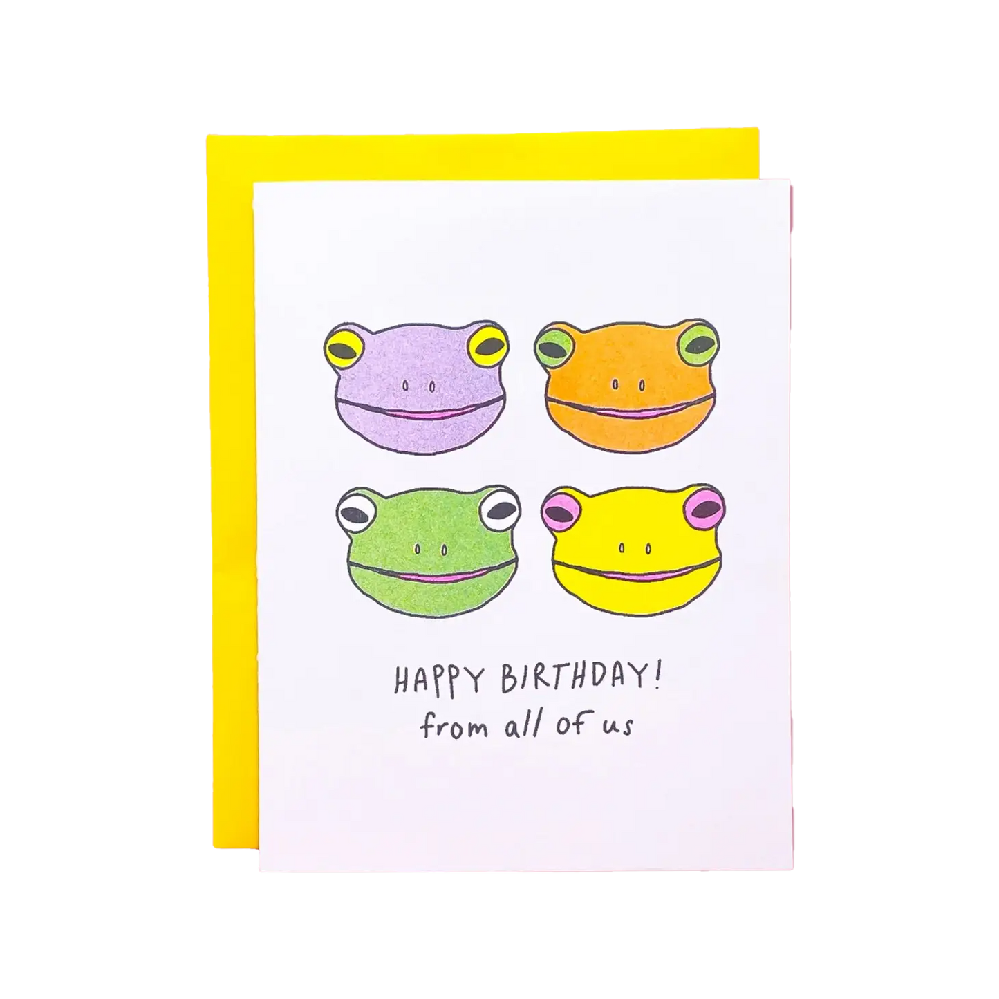 Happy Birthday From All of Us Card