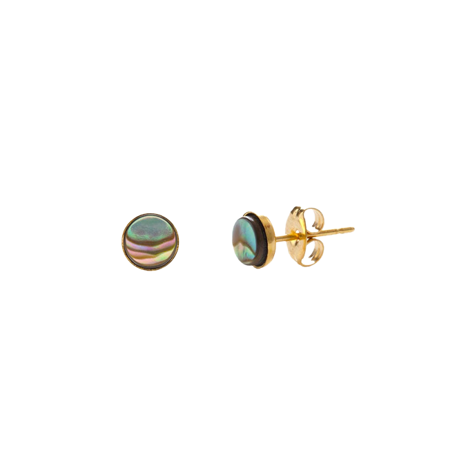 5mm Abalone Stud Earrings