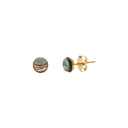 5mm Abalone Stud Earrings