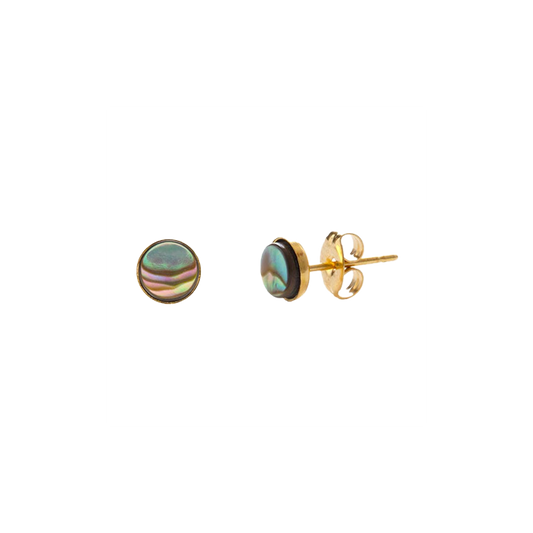 5mm Abalone Stud Earrings