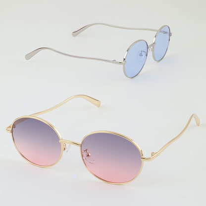 Minimal Polished Round Sunglasses
