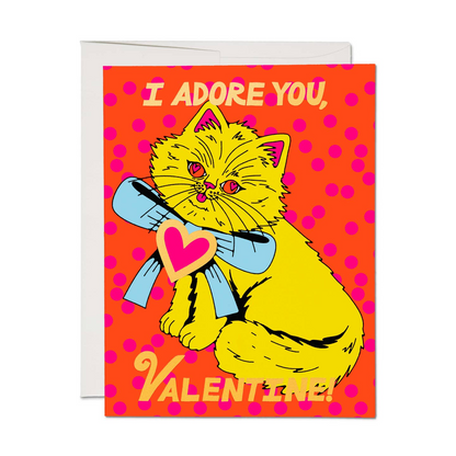 I Adore You Valentine Card