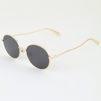 Minimal Polished Round Sunglasses