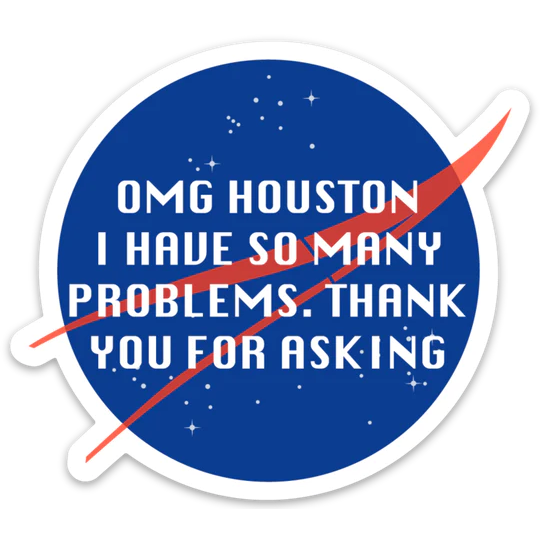 OMG Houston Sticker