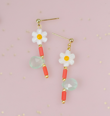 Dainty Flower Earrings