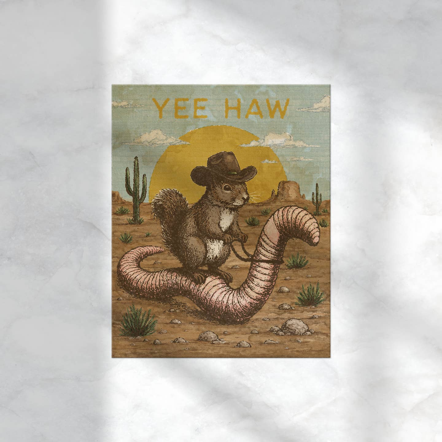 Alaskan Bull Worm Sticker