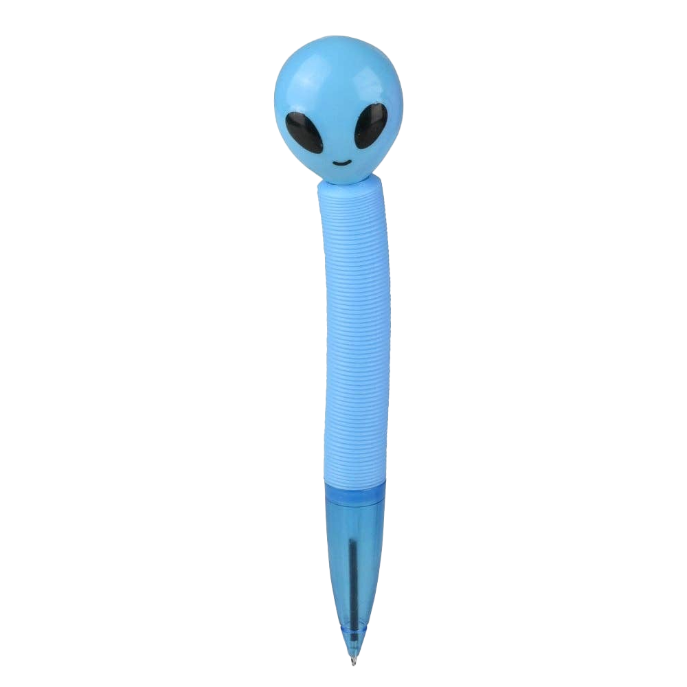 Pop Tube Light Up Alien Pen