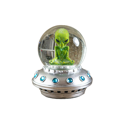 Alien UFO Snow Globe