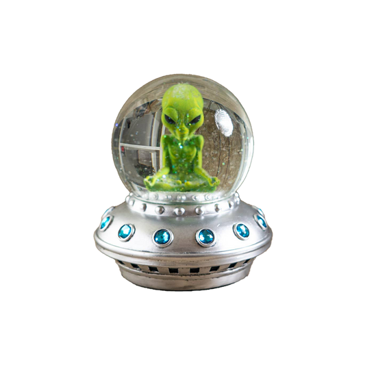 Alien UFO Snow Globe