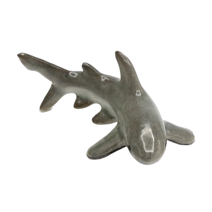 "Ambush" Great White Shark Porcelain Miniature