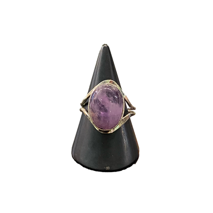 Amethyst Modern Ring