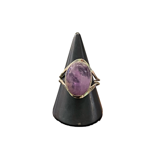 Amethyst Modern Ring