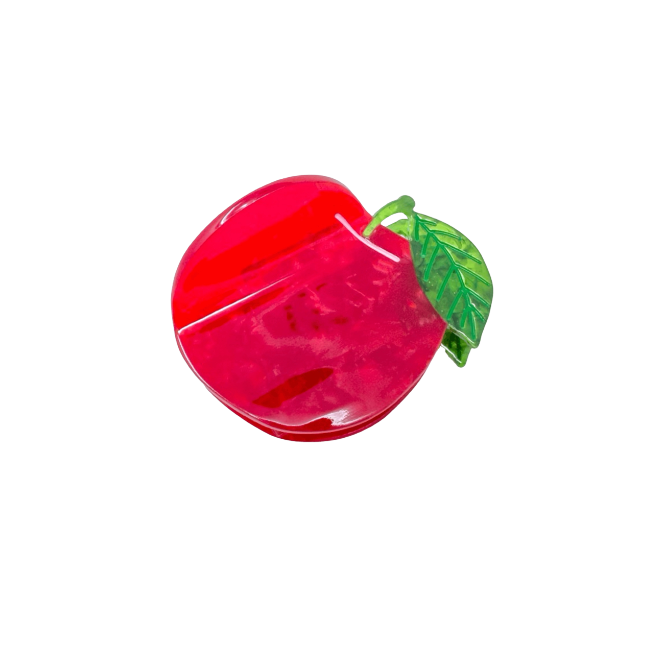 Midi Red Apple Hair Claw Clip