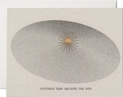 Around the Sun Birthday Card