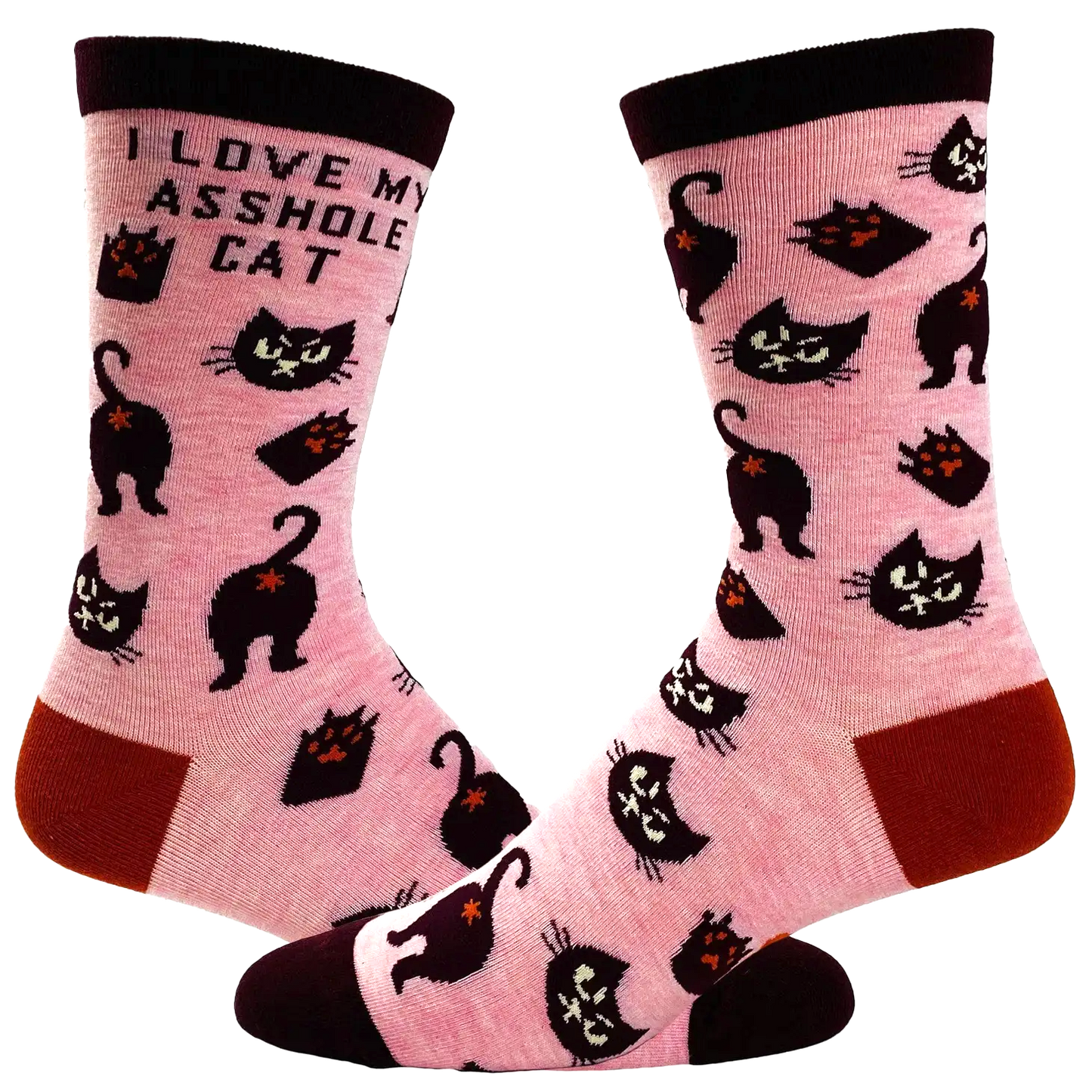 I Love My Asshole Cat - Women's Socks