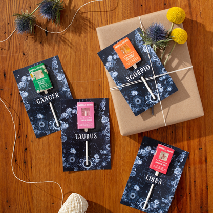 Astrology Cards with Seed-Bearing Lollipop